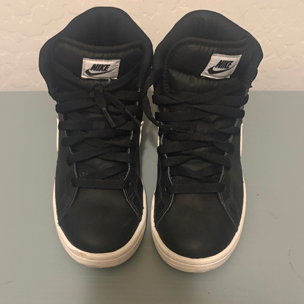 Nike Black and White High-Top Sneakers